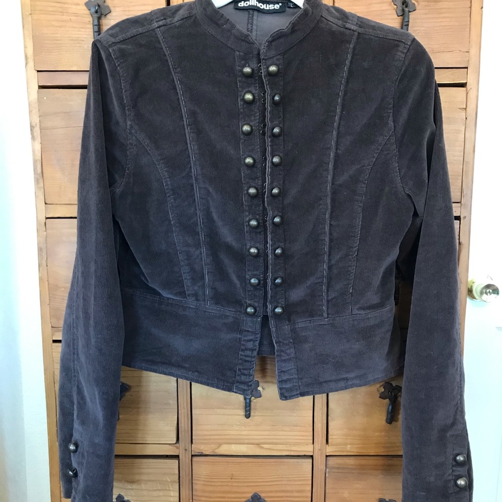 Oriental Inspired Corduroy Jacket
